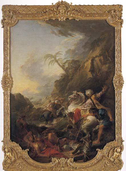 Francois Boucher The Leopard Hunt